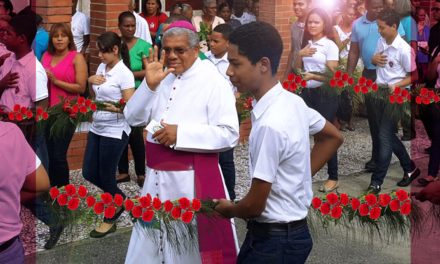 VISITA DEL ARZOBISPO DE SANTO DOMINGO A COMUNIDADES DE LOS ALCARRIZOS