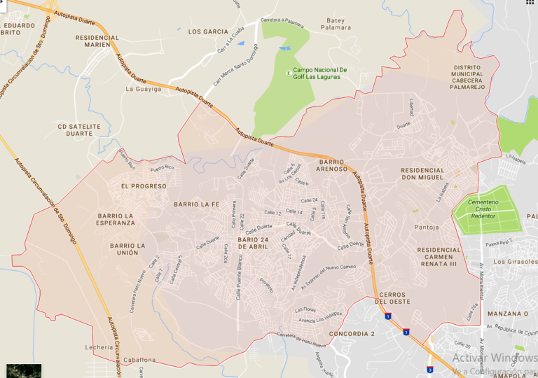 Mapa Los Alcarrizos, Alcarrizos News Diario Digital