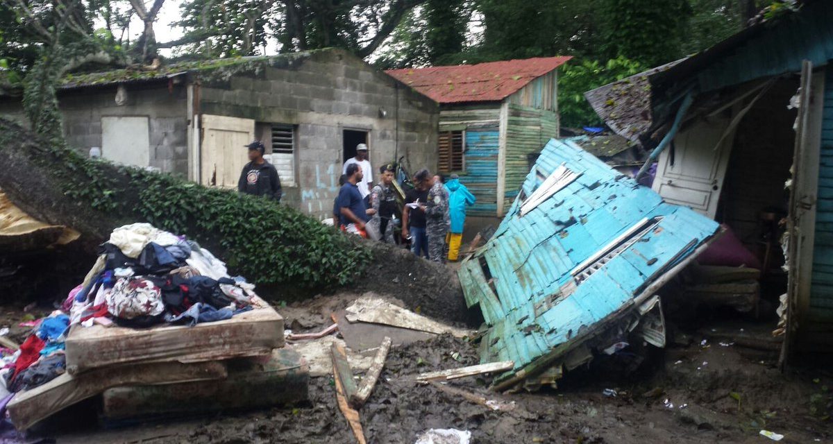 Árbol cae sobre vivienda