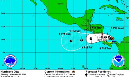 Otto se convierte en Huracán