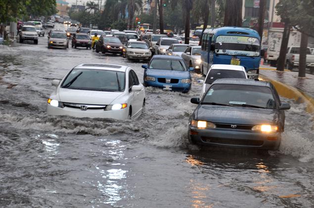 Lluvias azotan el Cibao