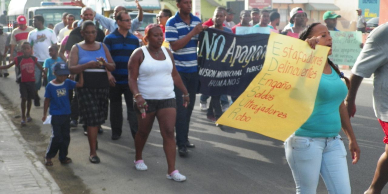 Protestas contra Edesur