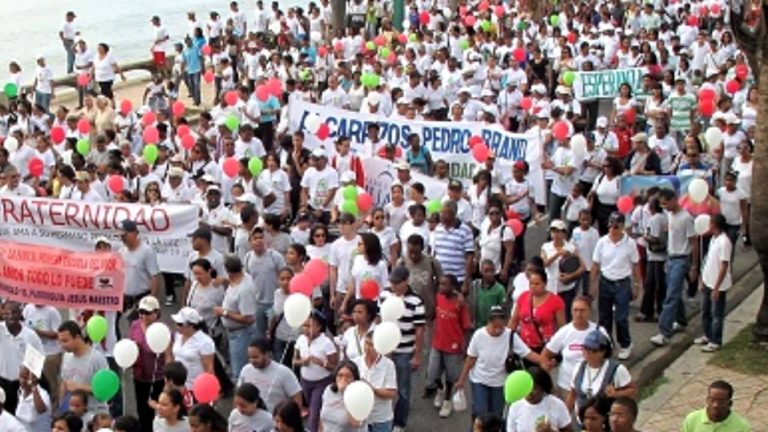 Un paso por mi familia, Caminata, Jubileo, Diocesis, Alcarrizos News Diario Digital
