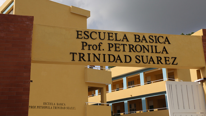 Inauguran escuela en Manoguayabo