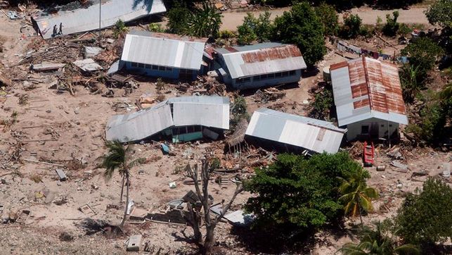 Terremoto destruye casas en Salomón