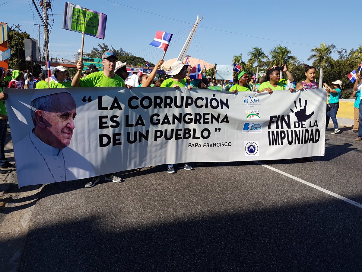 Marcha, Impunidad, Corrupción, Basta Ya, Alcarrizos News Diario Digital