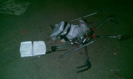Cae dron que transportaba droga líquida
