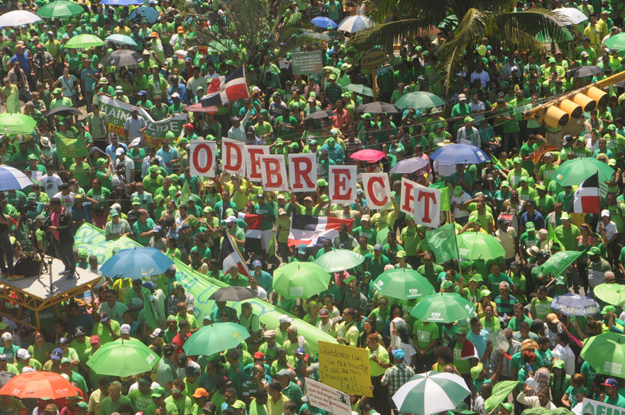 Proclaman El Manifiesto del Cibao contra la corrupción e impunidad en la Marcha Verde