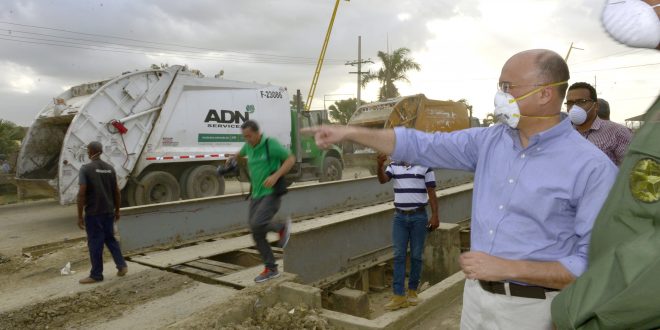 Domínguez Brito: vertedero de Duquesa trabajará hoy hasta las ocho y el fin de semana