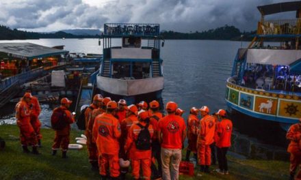 Seis fallecidos tras hundimiento de barco en represa Guatapé, Antioquia, Colombia