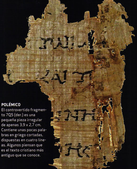 La identificación del papiro 7Q5