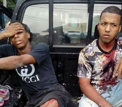 Policía Nacional detiene a dos jóvenes asaltantes en Los Alcarrizos