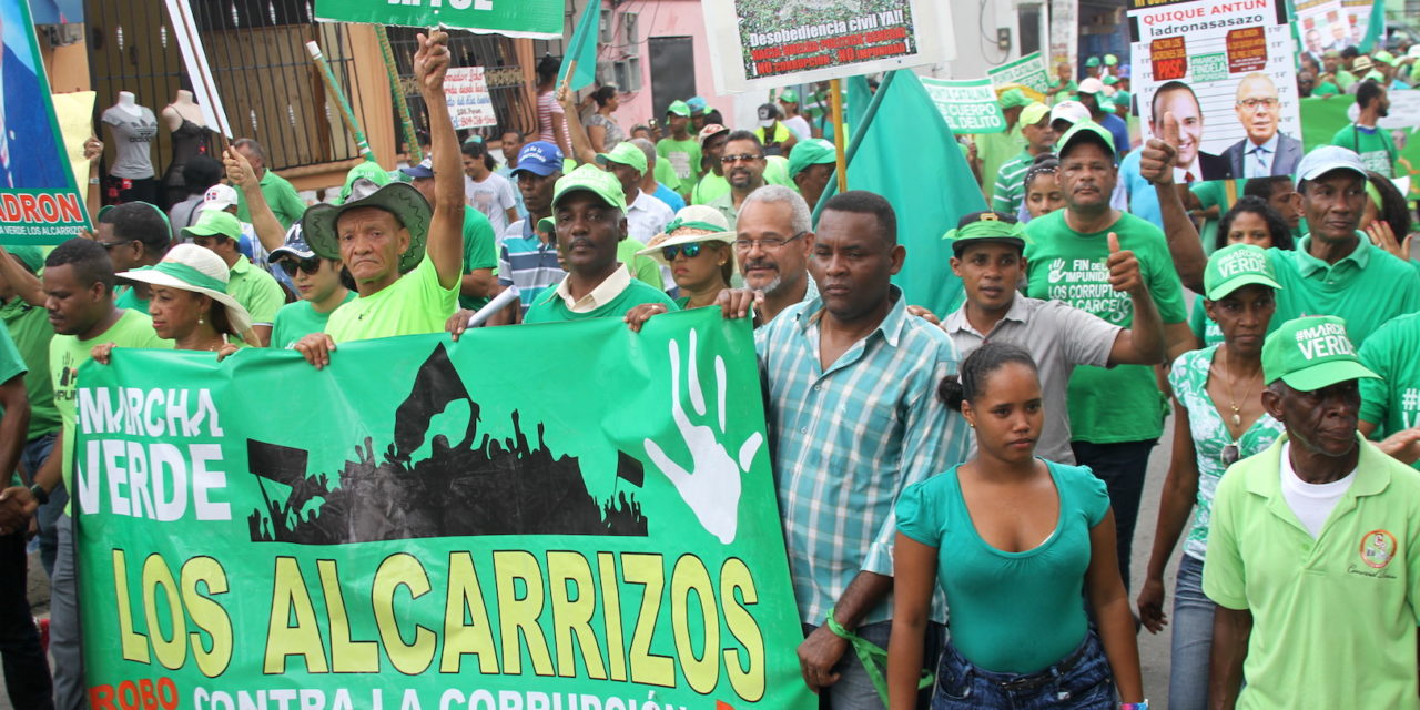 Marcha Verde llama a jornada de protesta contra la corrupción este domingo