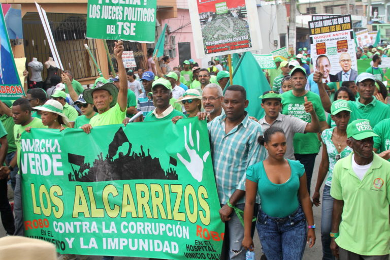 Marcha Verde llama a jornada de protesta contra la corrupción este domingo