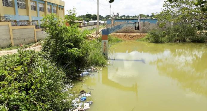 La “laguna de la malaria” es un foco de temor en Los Alcarrizos