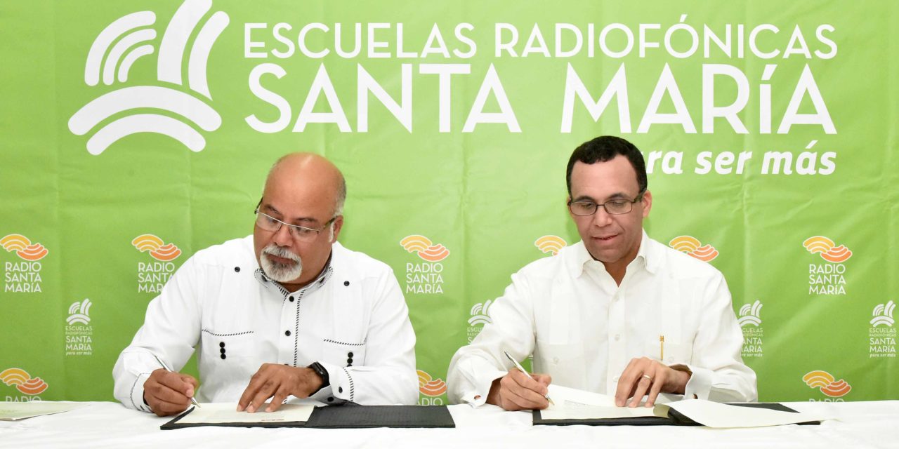 MINERD y las Escuelas Radiofónicas Santa María firman acuerdo de cooperación