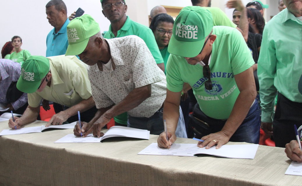 Movimiento Marcha Verde convoca sectores a firmar Compromiso por el Fin de la Impunidad