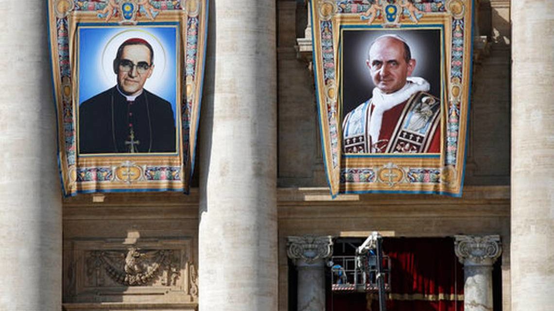Hoy canonizaron a Oscar Arnulfo Romero y a Pablo VI