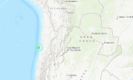 Sismo de magnitud 5,5 en las costas de Chile