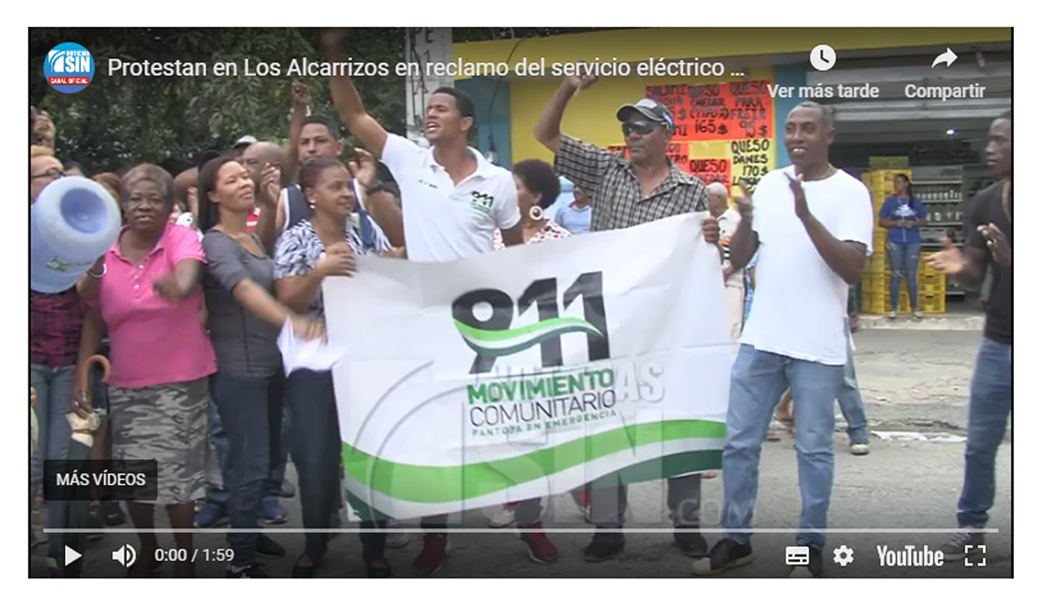 Moradores de Pantoja protestan en reclamo del servicio eléctrico y agua potable