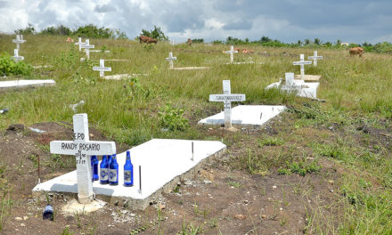 El cementerio improvisado de Los Alcarrizos se encuentra en total abandono y sin dirección