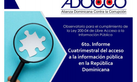 ADOCCO presenta 6to. Informe de Cumplimiento de la Ley de Libre Acceso a la Información Pública