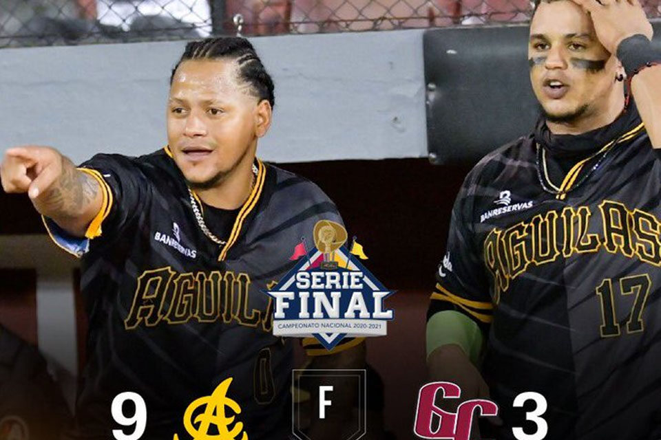 Las Aguilas siguen con vida, vencen a los Gigantes 9 carreras por 3 y provocan un 6to. partido