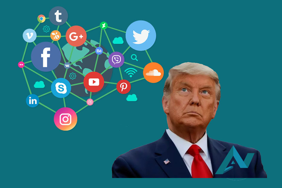 Plataformas sociales le bloquean las cuentas al presidente Donald Trump