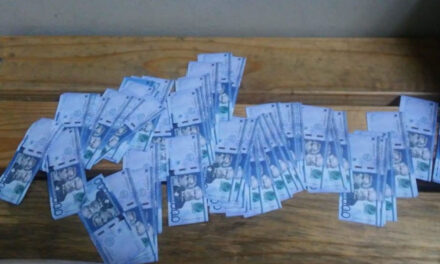 Incautan 500 mil pesos falsos
