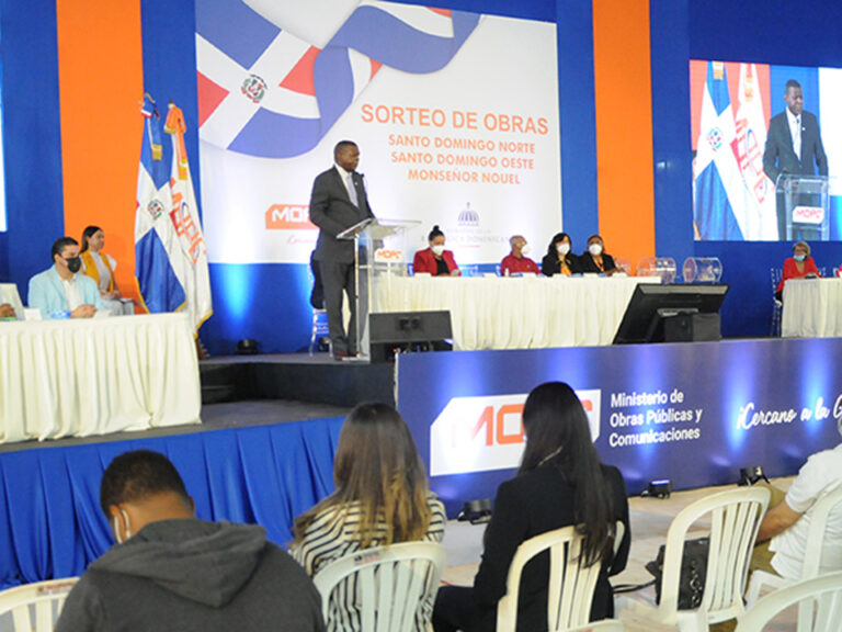 MOPC sortea obras por RD$183 millones