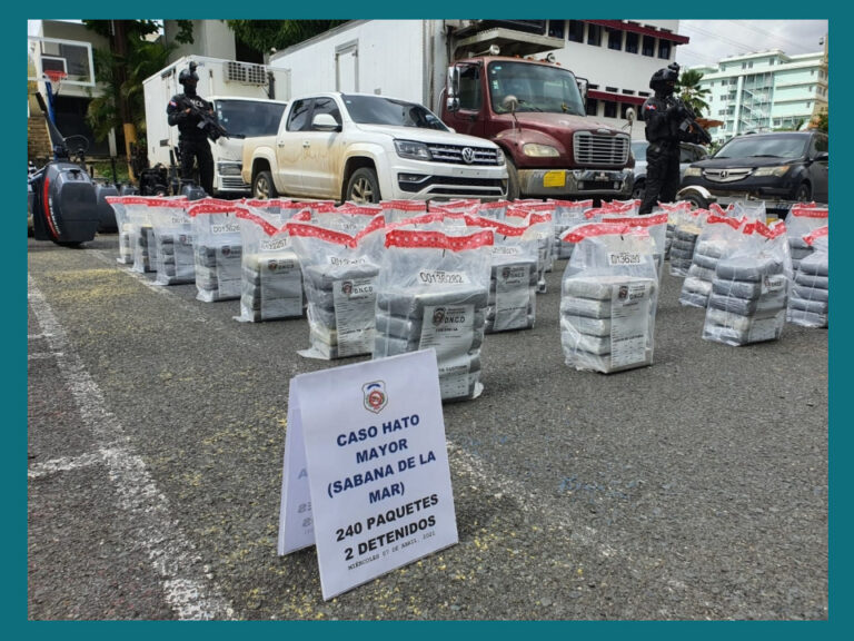Incautan cocaína en Hato Mayor