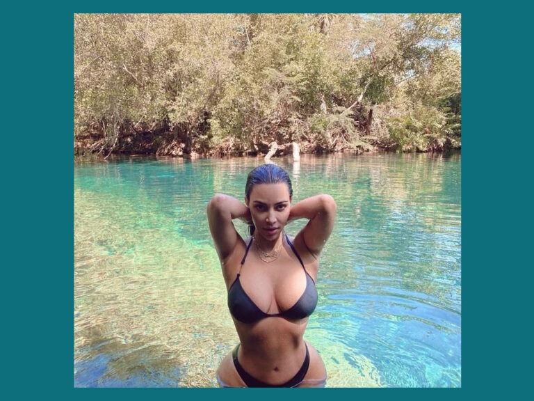 Kim Kardashian de vacaciones en RD