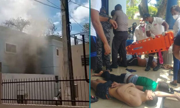 Reclusos incendian cárcel de La Romana