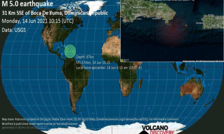 Se registra temblor de tierra en isla Saona