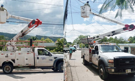 Edesur ilumina calles en Elías Piña