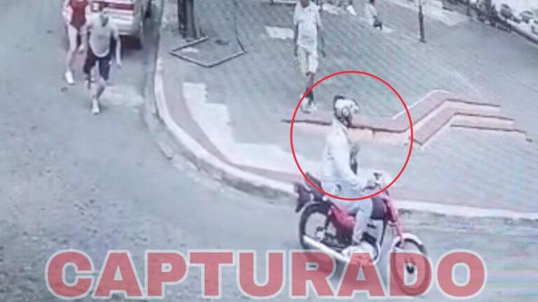 Policía apresa ladrón motorizado