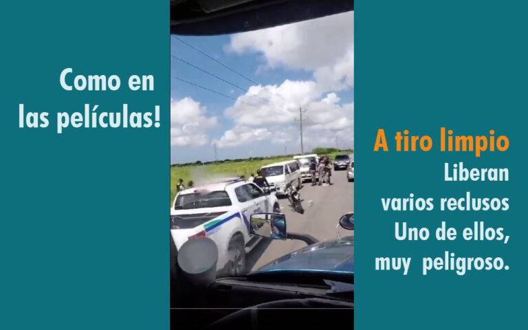 Violenta emboscada en carretera Mella: fuga y heridos