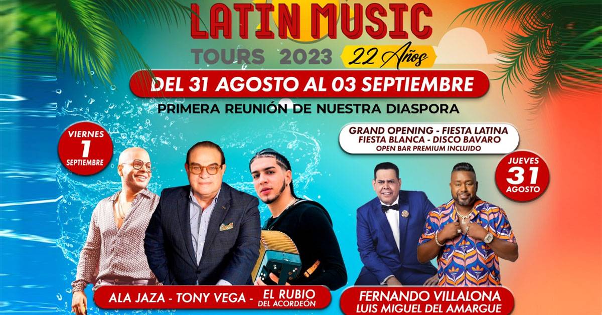 Latin Music Tours 2023 se presenta con un impresionante elenco artístico