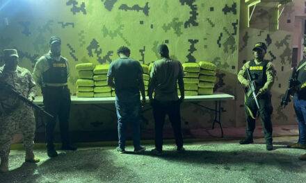 Operación conjunta desmantela tráfico de marihuana y estimulantes