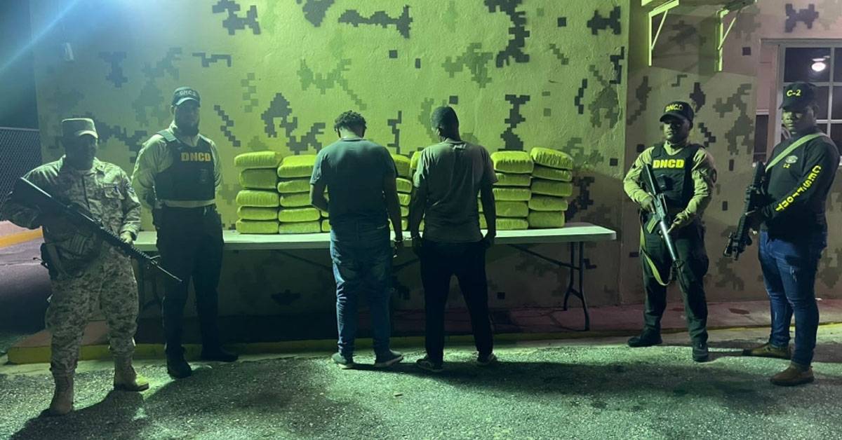 Operación conjunta desmantela tráfico de marihuana y estimulantes