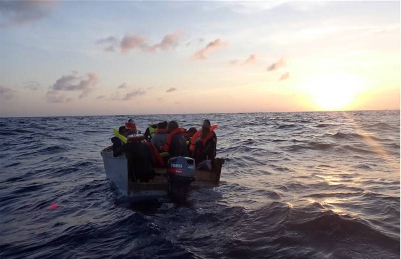 Detención de migrantes dominicanos cerca de Puerto Rico