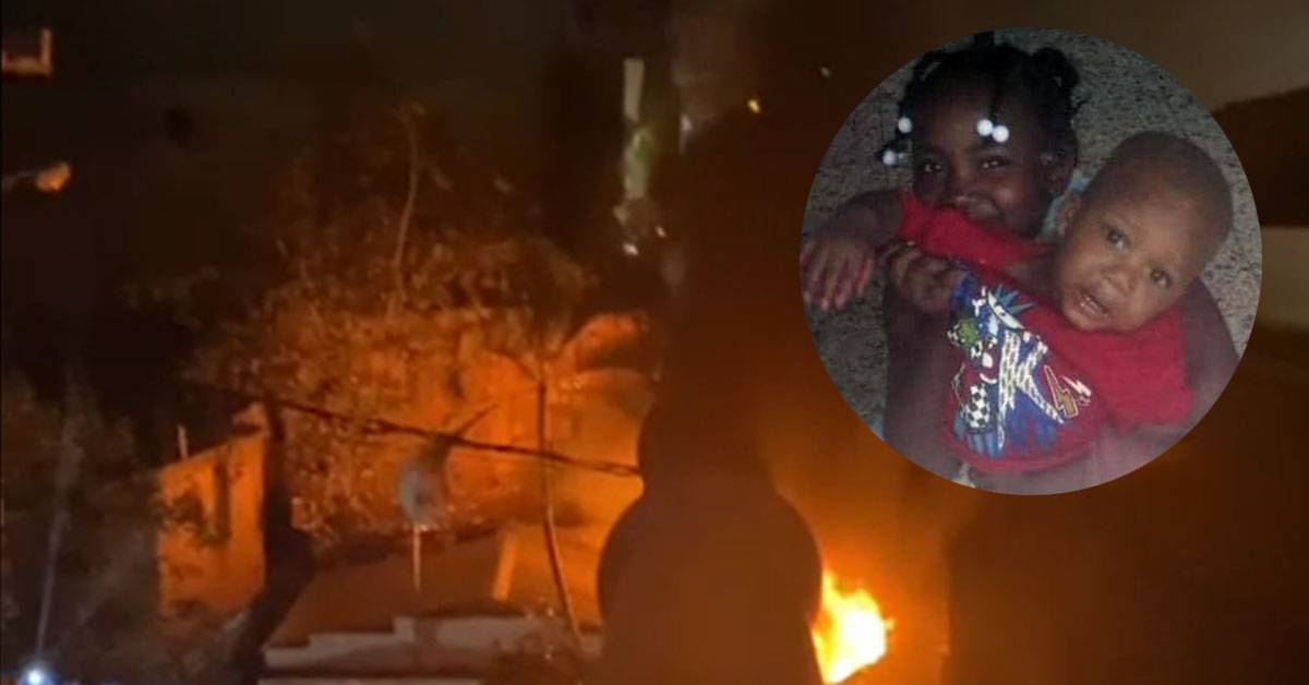 Incendio en Los Alcarrizos deja dos menores fallecidos