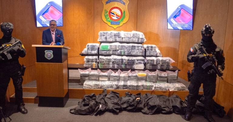 Autoridades dominicanas incautan 310 paquetes de cocaína