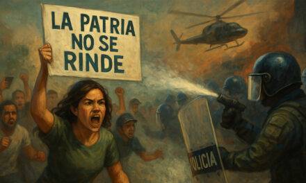 Manifestantes en Friusa enfrentan represión estatal