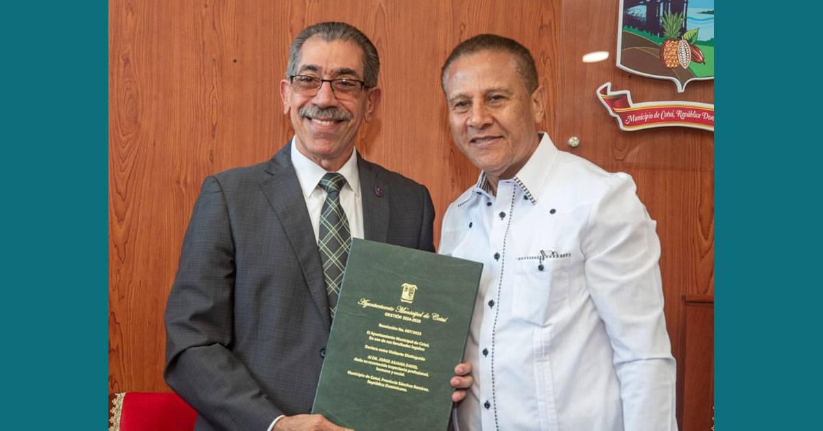 Declaran a Jorge Asjana David «visitante distinguido de Cotuí»