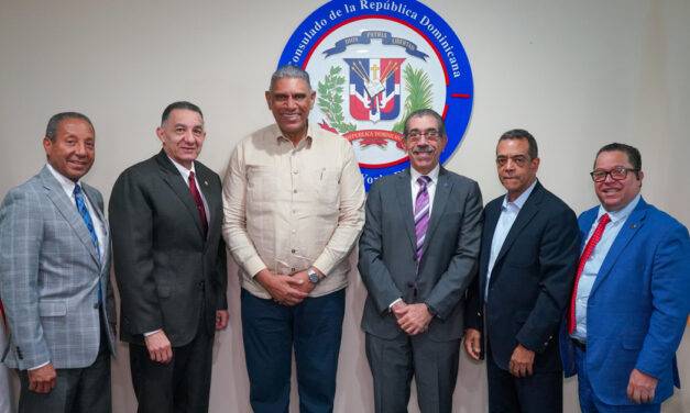 Jorge Asjana David visita cónsul dominicano en Nueva York