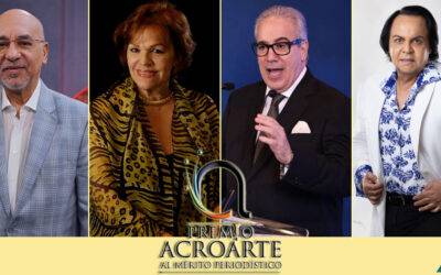 Premio Acroarte 2025 reconoce a figuras destacadas del país