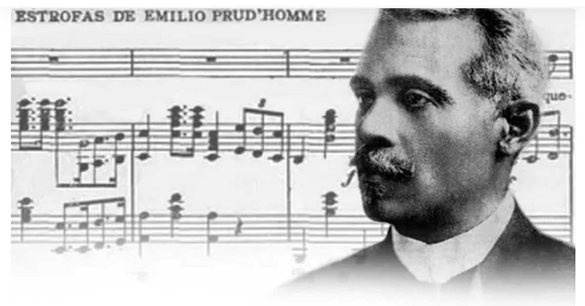 Biografía de Emilio Prud’Homme, autor del Himno Nacional