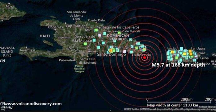 Temblor de magnitud 5.7