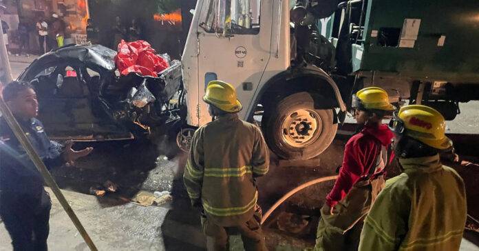 Chofer ebrio accidente Verón
